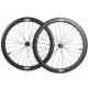 700C 50x26mm Tubeless  Hookless / Tubular Road Bicycle Carbon Wheels DT SWISS Hub